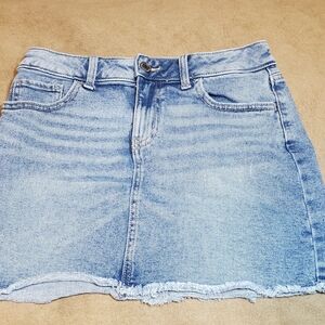 SO Light Blue Denim Mini Skirt